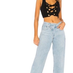 Agolde Criss Cross Denim
